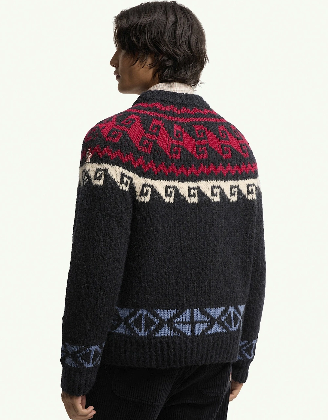 Woven Winter Sweater Navy