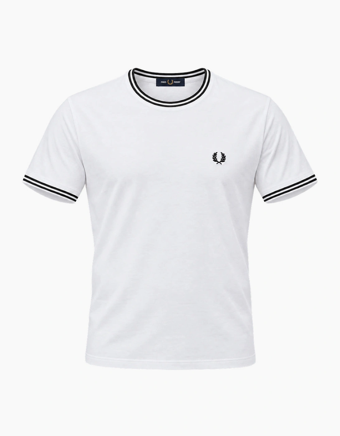 Fred Perry - Men's - Twin Tipped T-Shirt - White - XL - Image 7