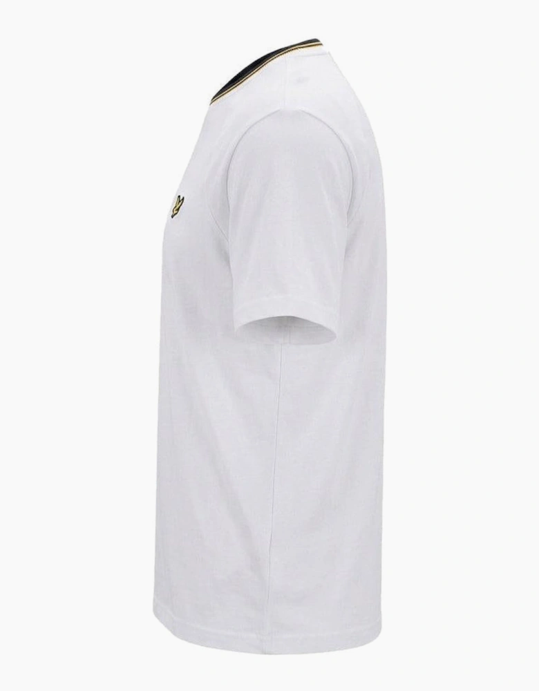 Lyle & Scott Tipped Track T-Shirt White