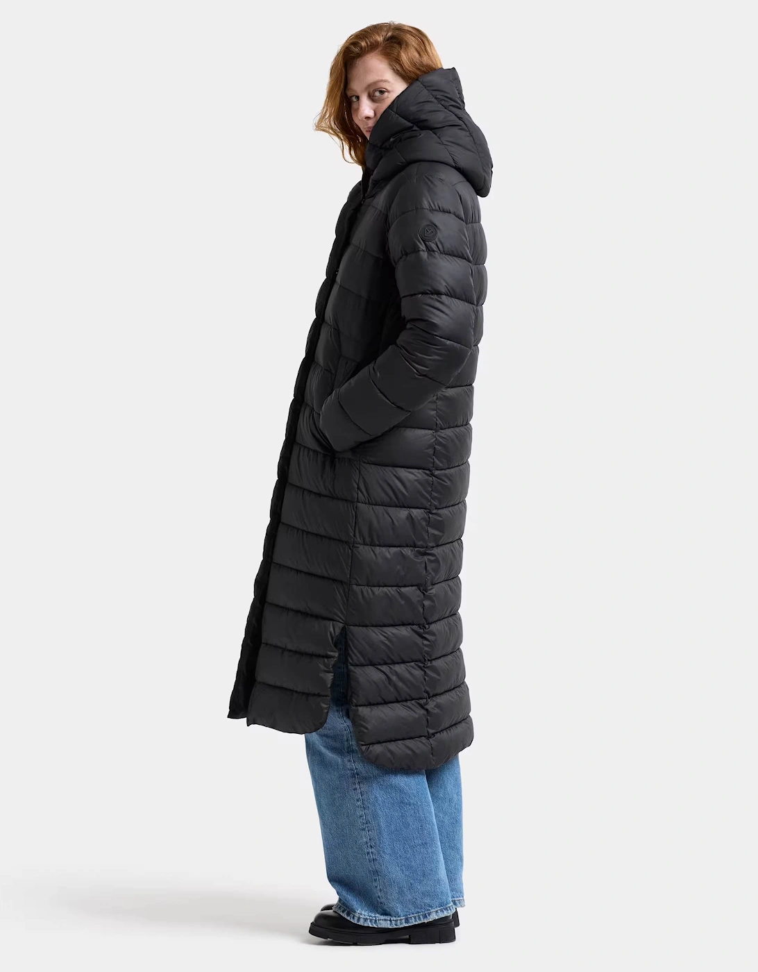 Didriksons Womens Stella Long Parka 6 - Black 060