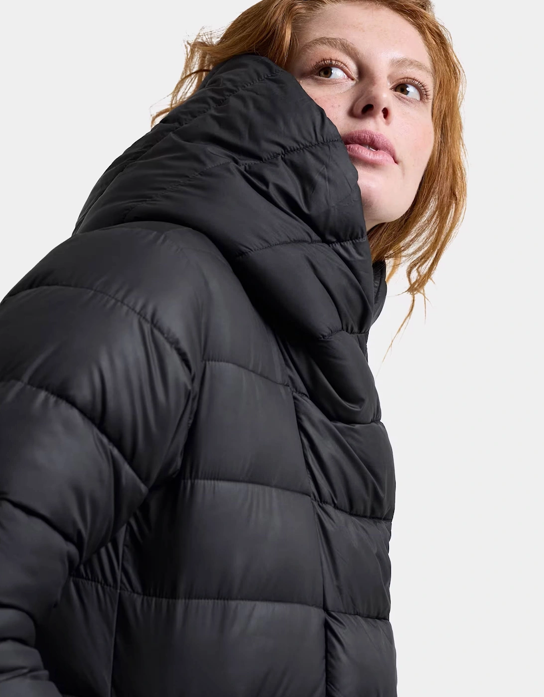 Didriksons Womens Stella Long Parka 6 - Black 060