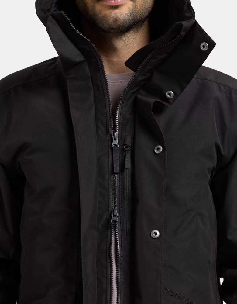 Didriksons Unisex Kenny Parka 9 - Black 060