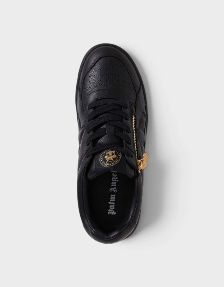 PA Side Zip University Sneakers Black Gold