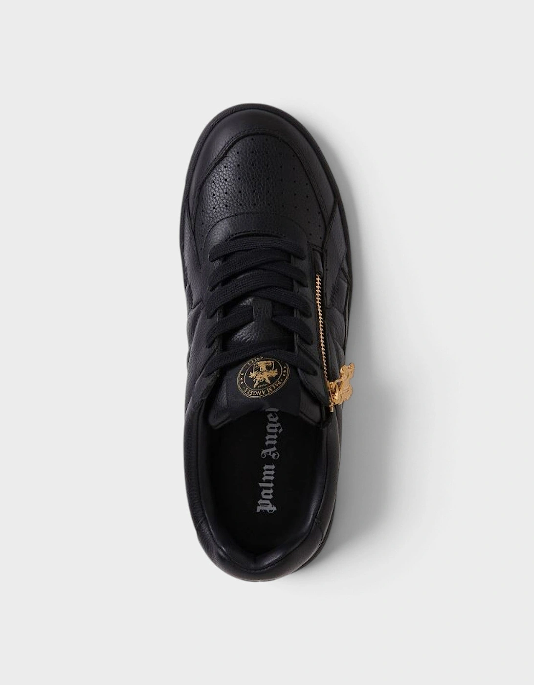 PA Side Zip University Sneakers Black Gold