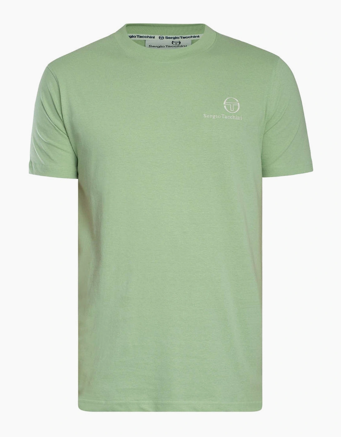 Sergio Tacchini Green Felton T-Shirt Quiet - L - Image 3
