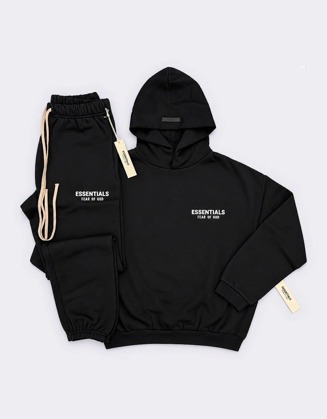 Fear Of God Essentials Full Tracksuit Black (SS25)