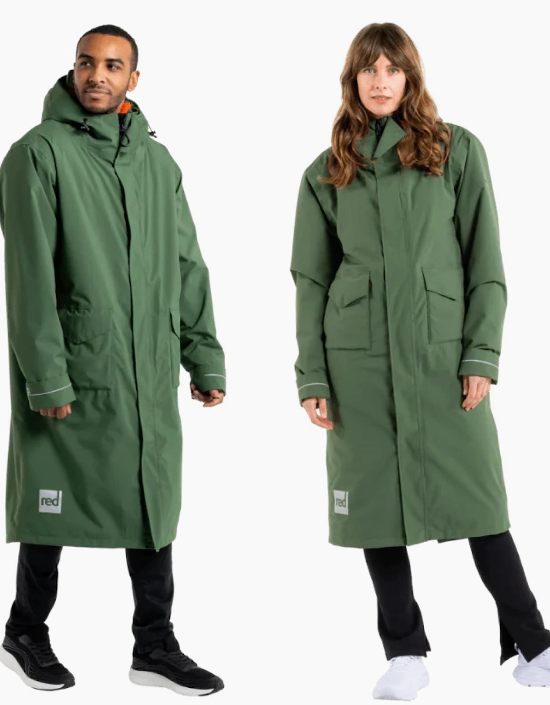 Red Adult EVO Pro Slimline Waterproof Parka Jacket