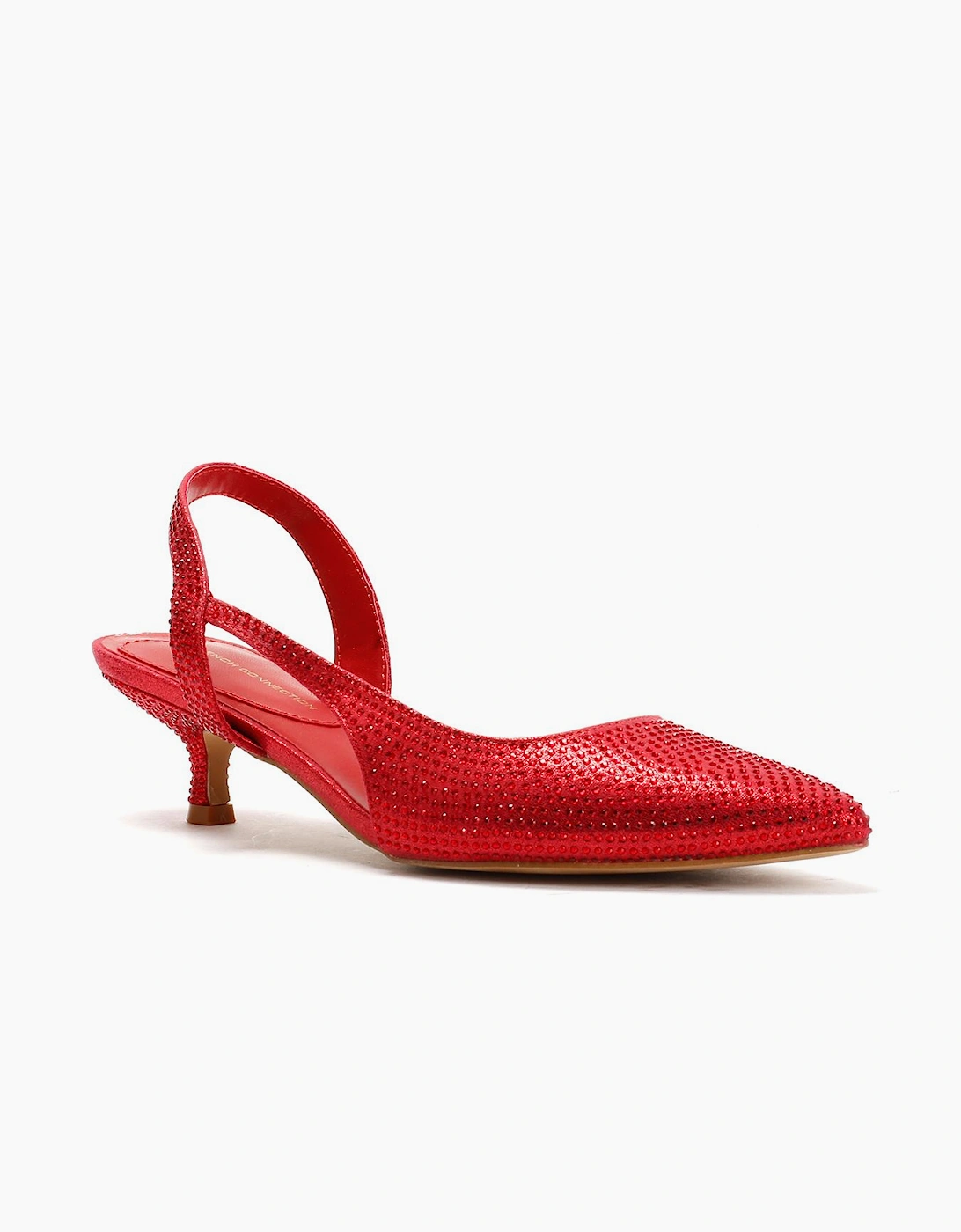 French Connection Venus Women's Red Kitten Heels