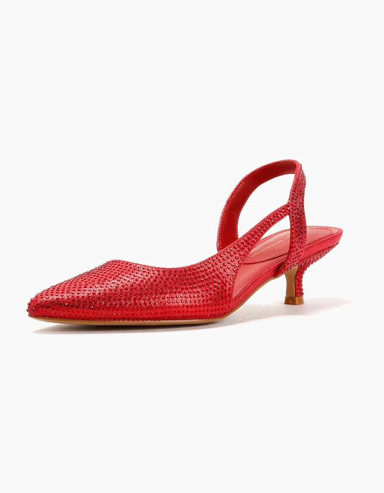 French Connection Venus Women's Red Kitten Heels
