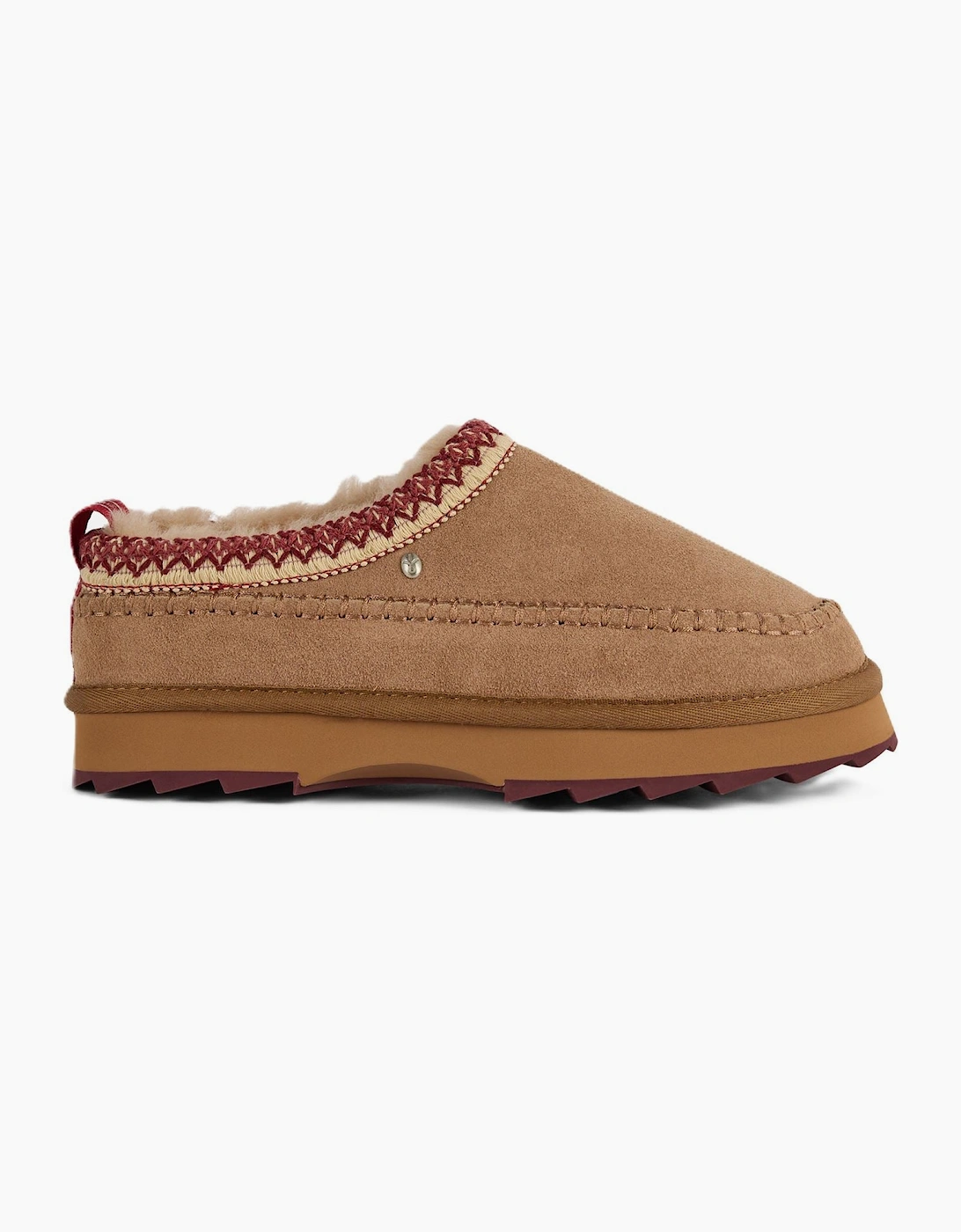 Emu Australia Sharky Adventure Scuff Suede Women's Camel Slippers