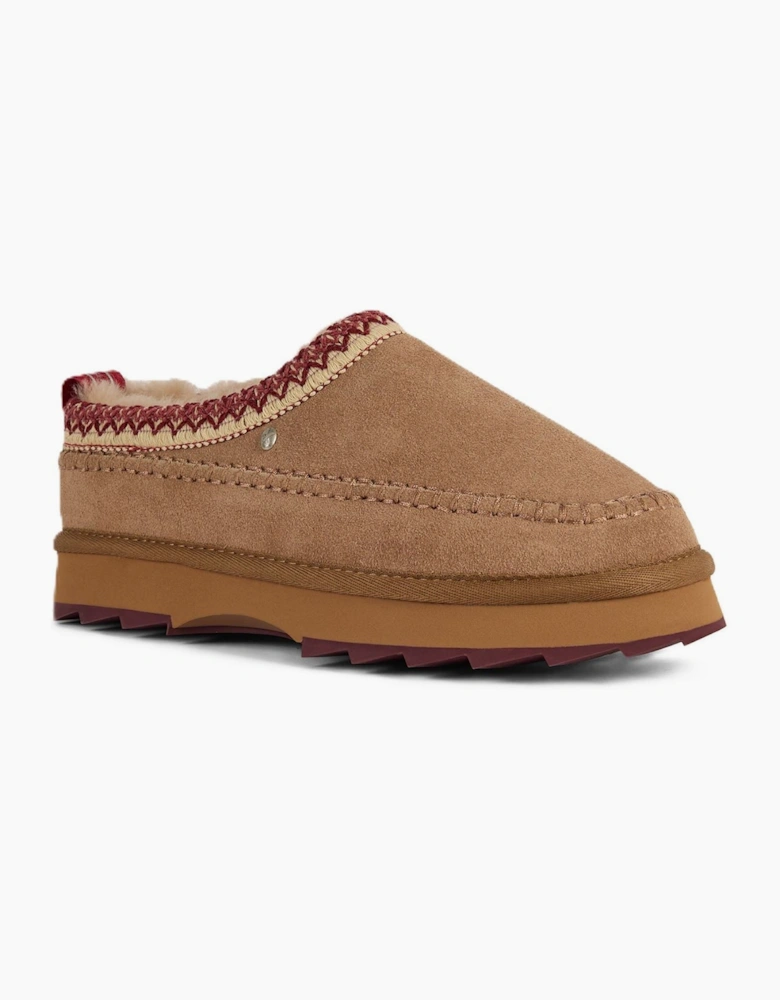 Emu Australia Sharky Adventure Scuff Suede Women's Camel Slippers
