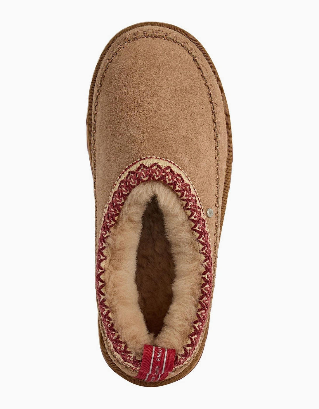 Emu Australia Sharky Adventure Scuff Suede Women's Camel Slippers