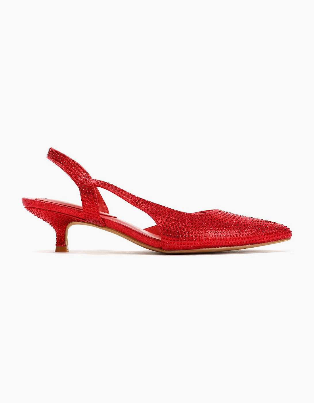 French Connection Venus Women's Red Kitten Heels