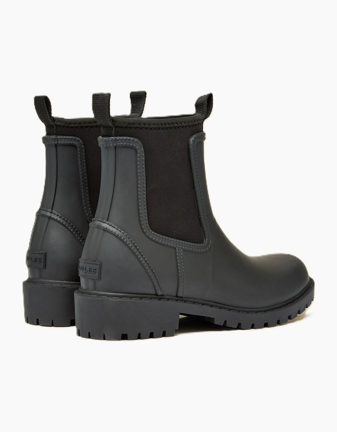 Joules Oakfield Rubber Women's Black Wellington Chelsea Boots