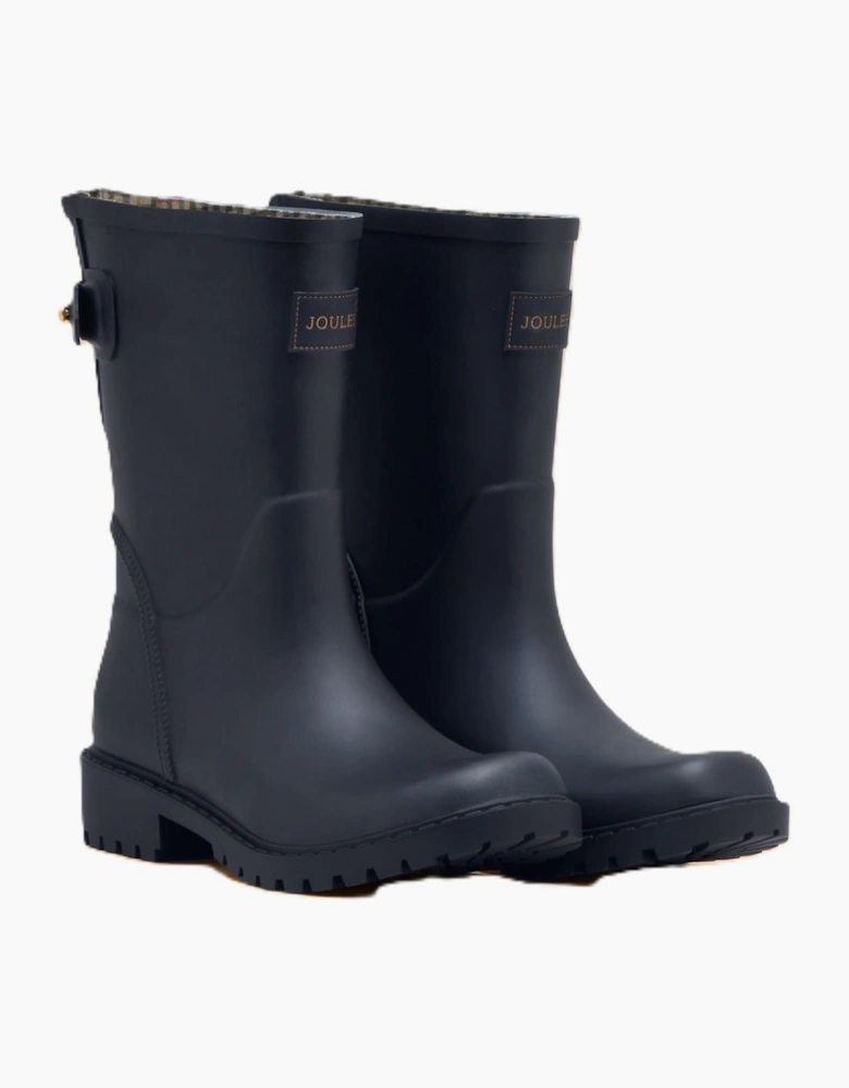 Joules Wistow Rubber Women's Navy Blue Mid Wellington Boots