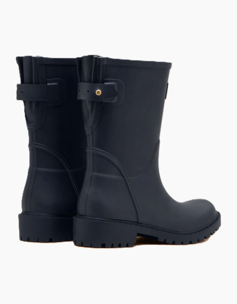 Joules Wistow Rubber Women's Navy Blue Mid Wellington Boots