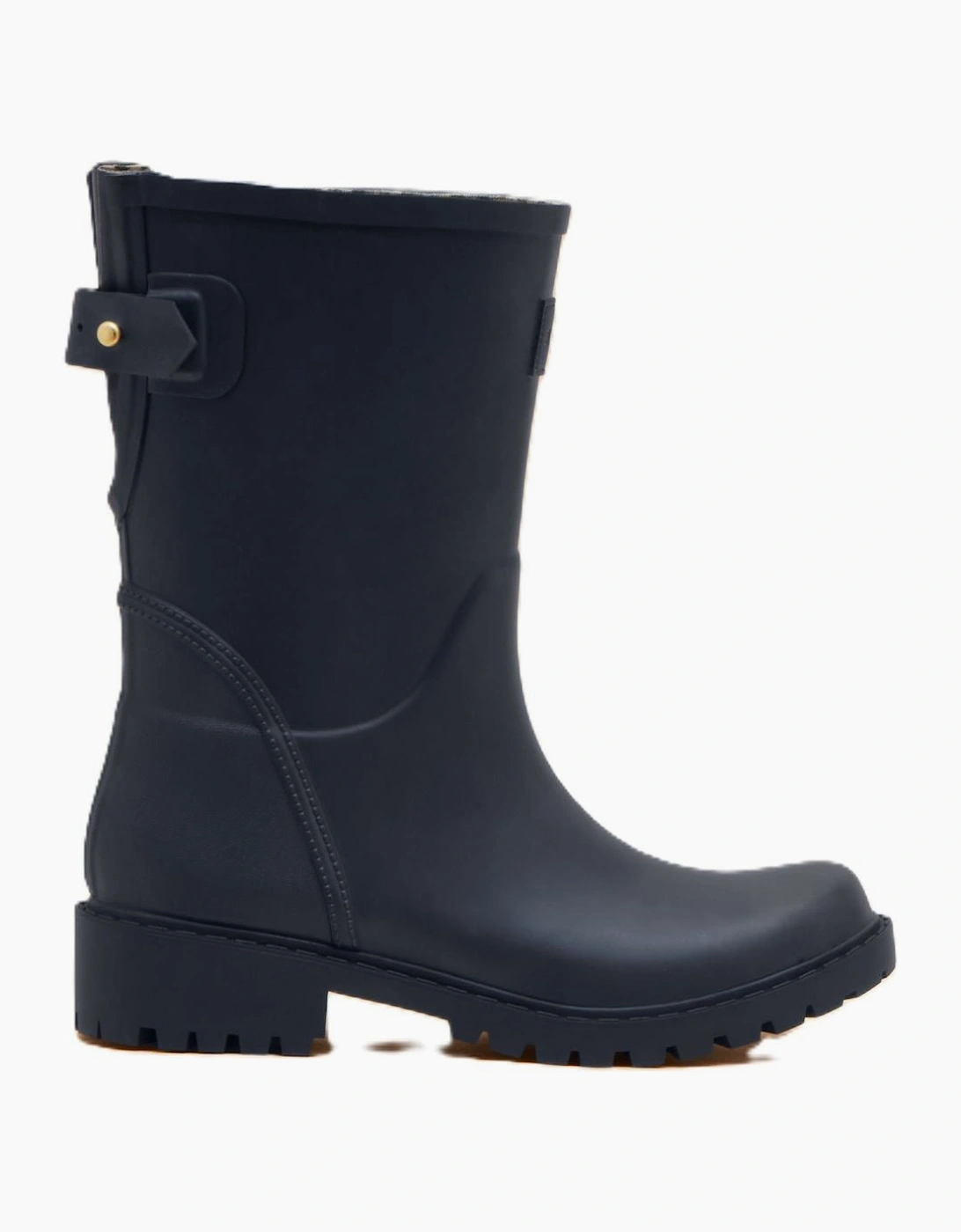 Joules Wistow Rubber Women's Navy Blue Mid Wellington Boots
