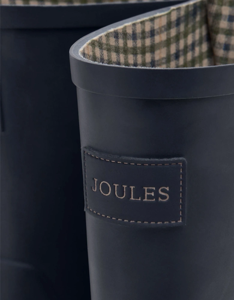 Joules Wistow Rubber Women's Navy Blue Mid Wellington Boots