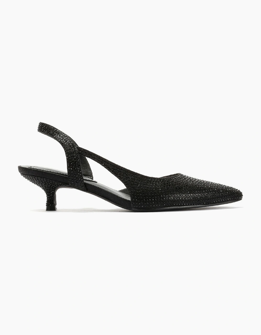French Connection Venus Women's Black Kitten Heels