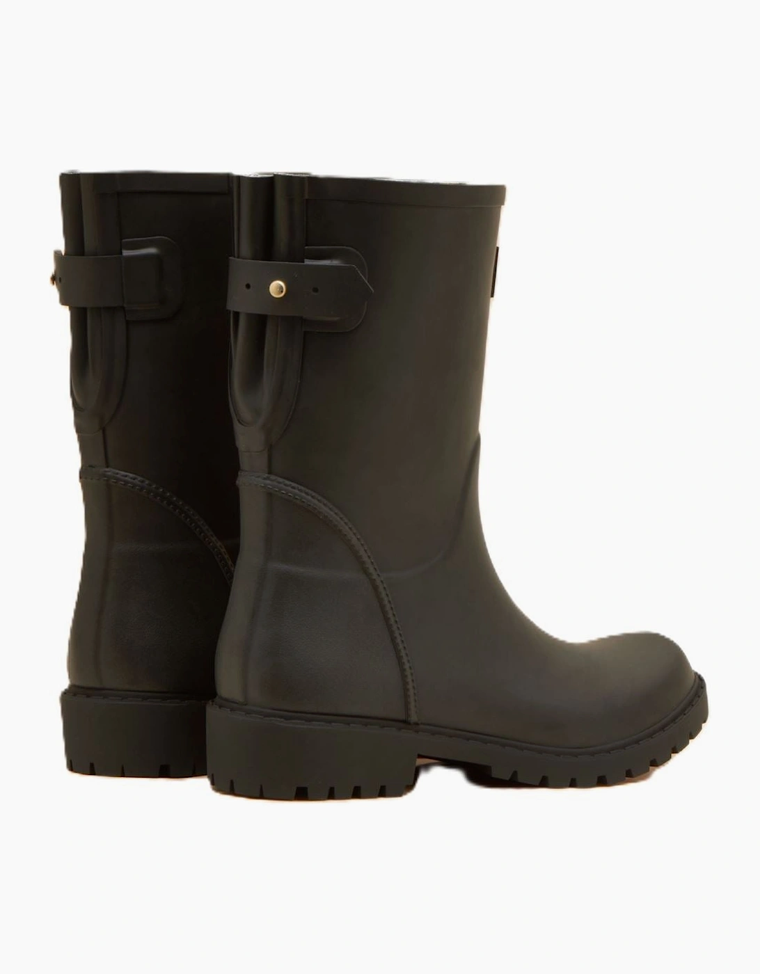 Joules Wistow Rubber Women's Black Mid Wellington Boots