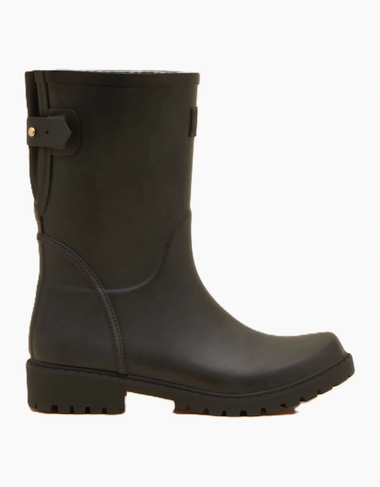 Joules Wistow Rubber Women's Black Mid Wellington Boots
