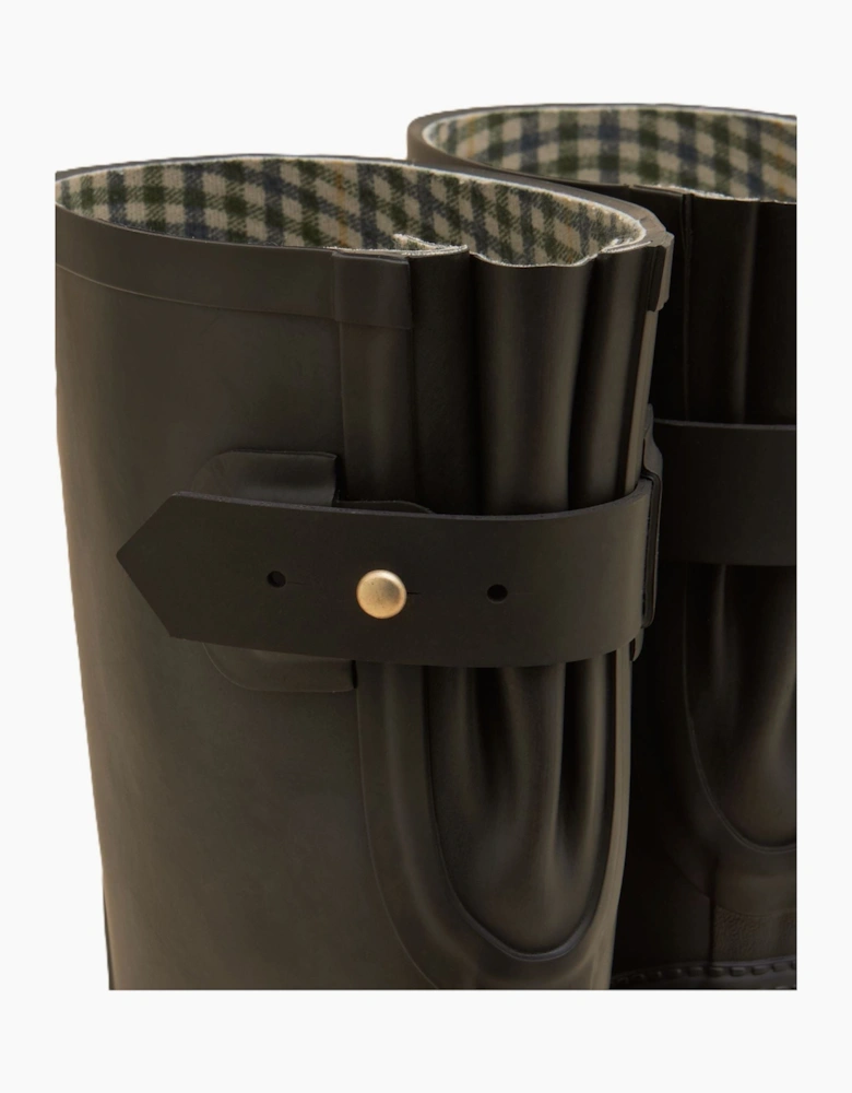 Joules Wistow Rubber Women's Black Mid Wellington Boots