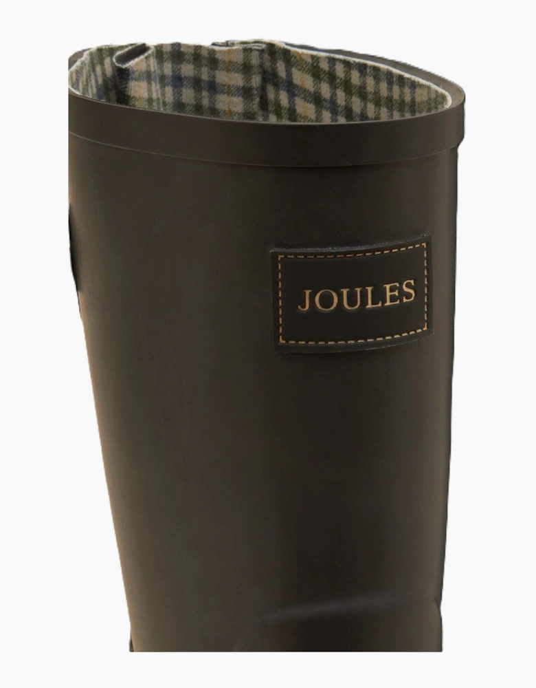 Joules Wistow Rubber Women's Black Mid Wellington Boots