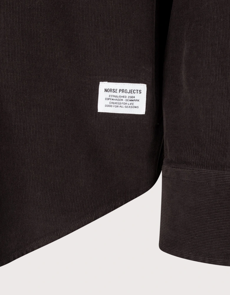 Relaxed Fit Kongshoved Micro Cord Shirt