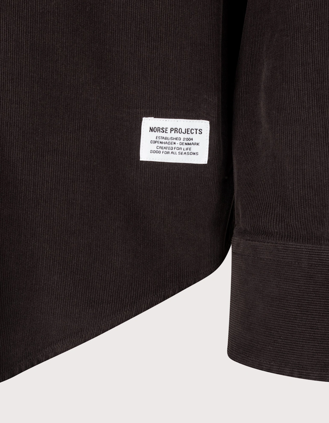 Relaxed Fit Kongshoved Micro Cord Shirt
