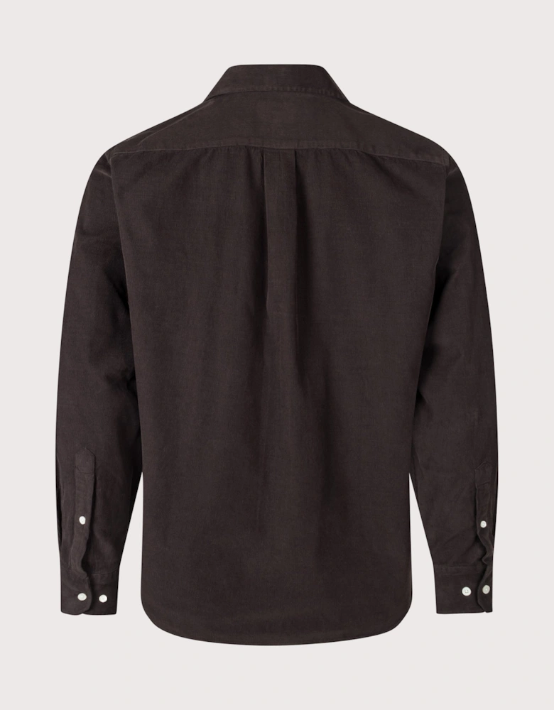 Relaxed Fit Kongshoved Micro Cord Shirt