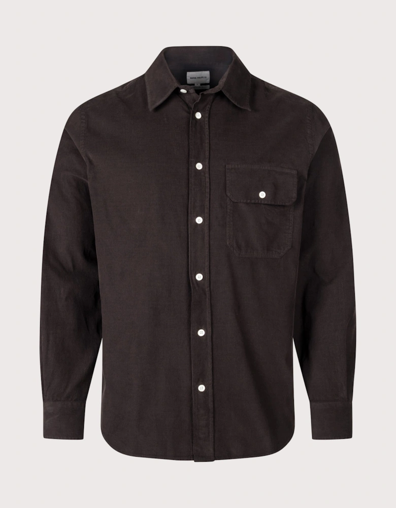 Relaxed Fit Kongshoved Micro Cord Shirt