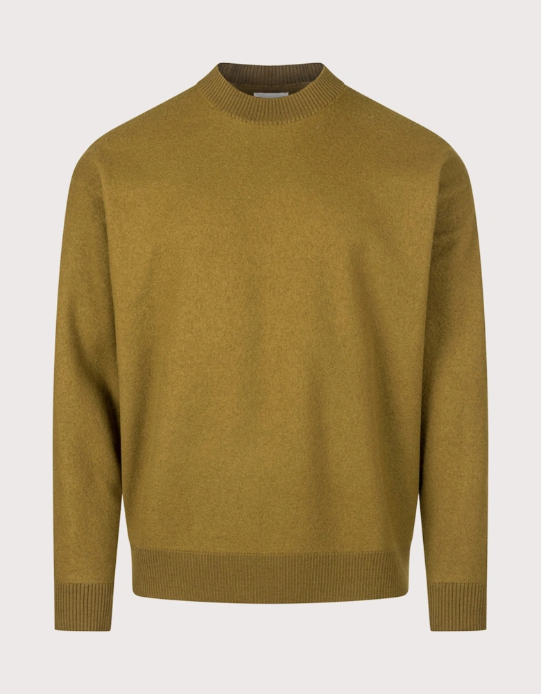 Relaxed Fit Kragholm Boiled Wool Knit Jumper