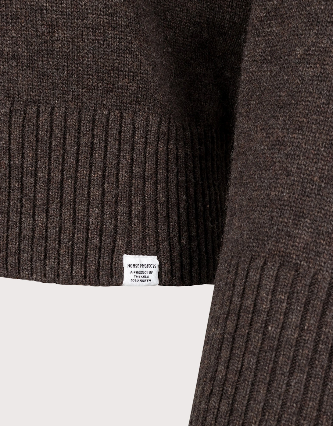 Relaxed Fit Ristinge Long Sleeve Merino Knitted Polo Shirt