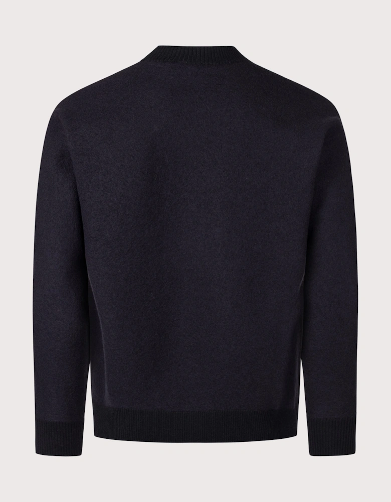 Regular Fit Kragholm Boiled Wool Knit Jumper