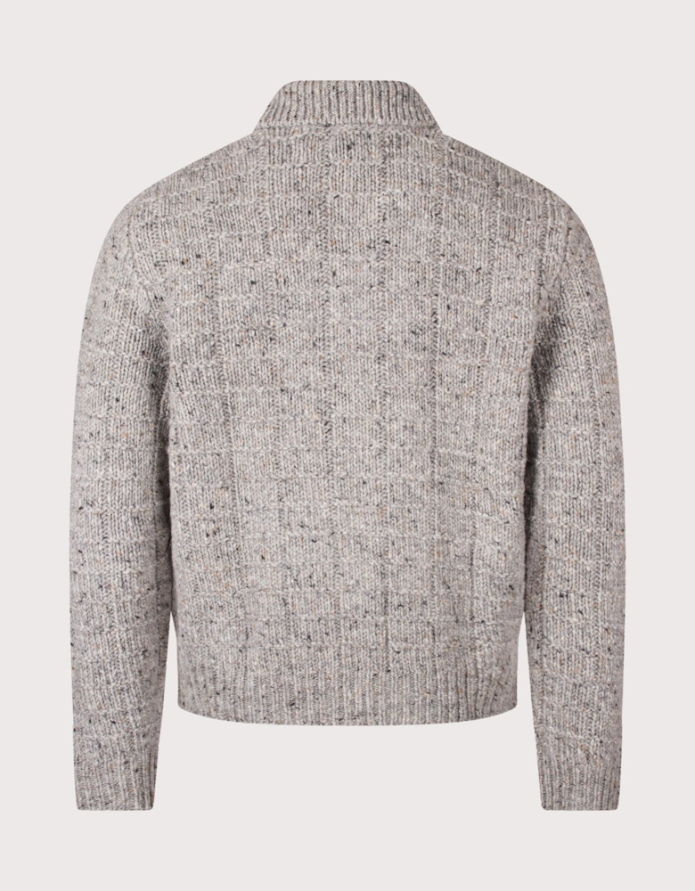 Relaxed Fit Aldrup Donegal Square Knitted Cardigan