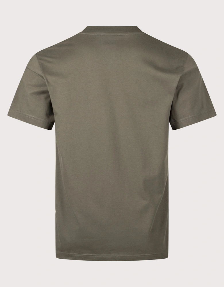 Regular Fit Dyrehaven Organic Logo Print T-Shirt