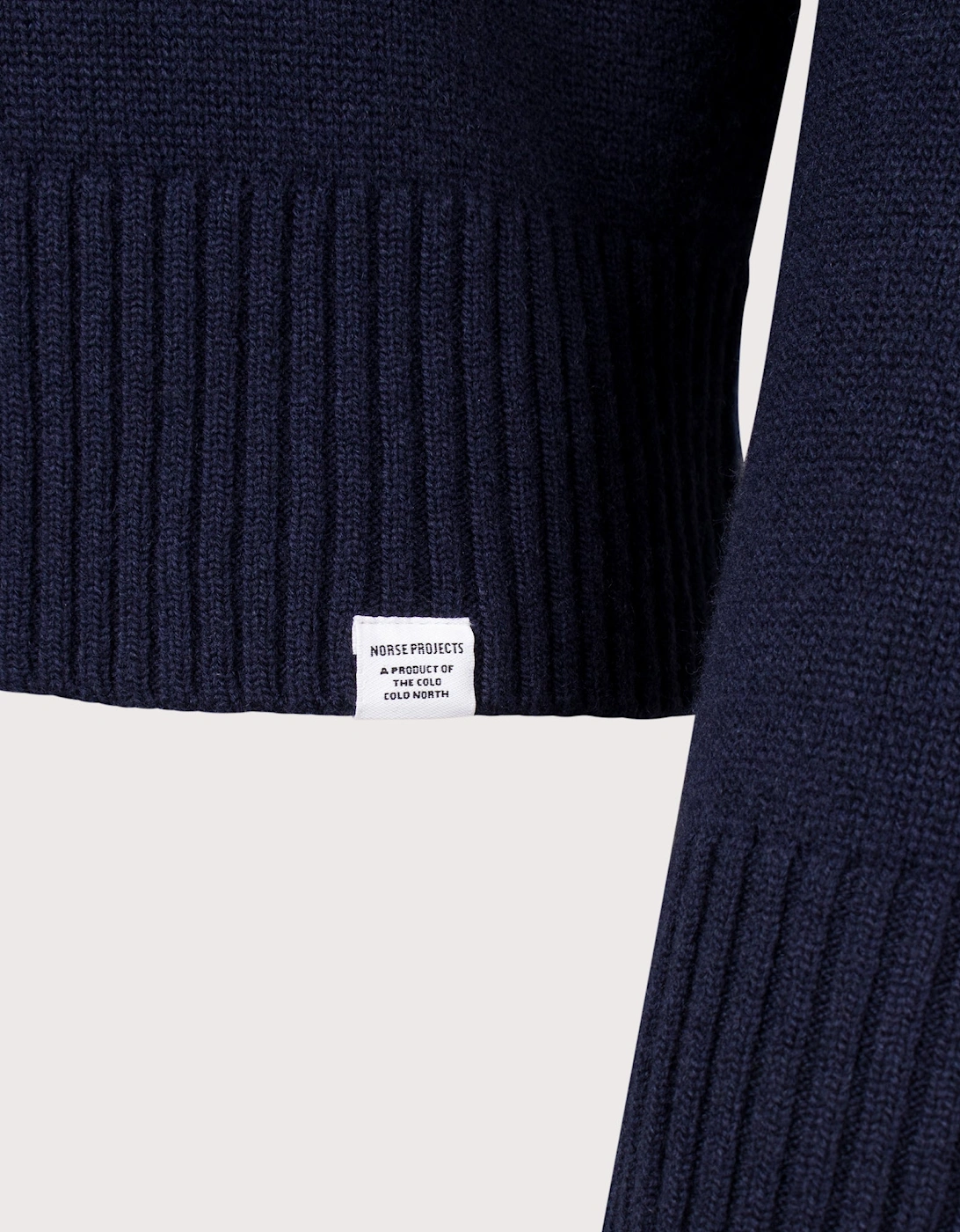 Relaxed Fit Ristinge Long Sleeve Merino Knitted Polo Shirt