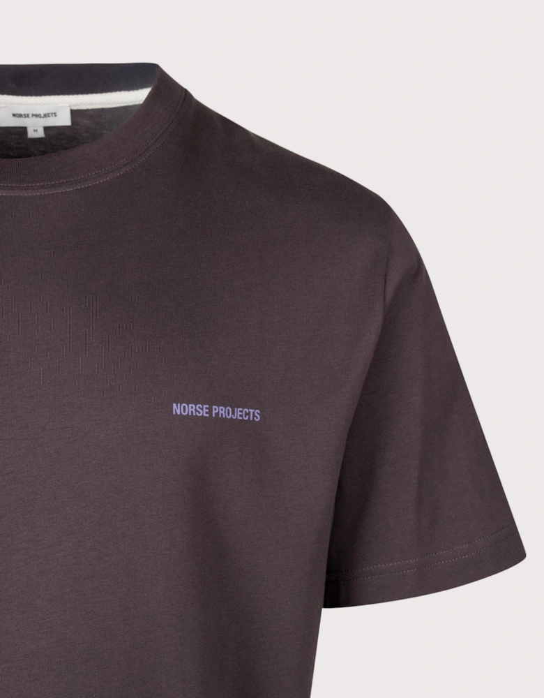 Regular Fit Dyrehaven Organic Logo Print T-Shirt