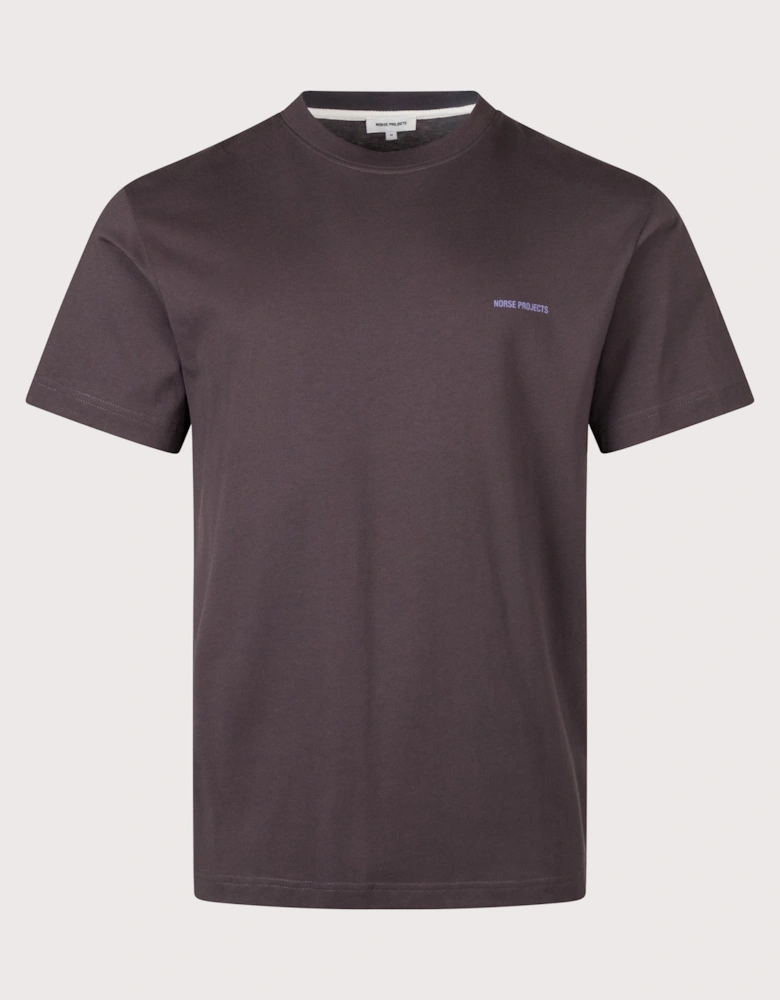 Regular Fit Dyrehaven Organic Logo Print T-Shirt