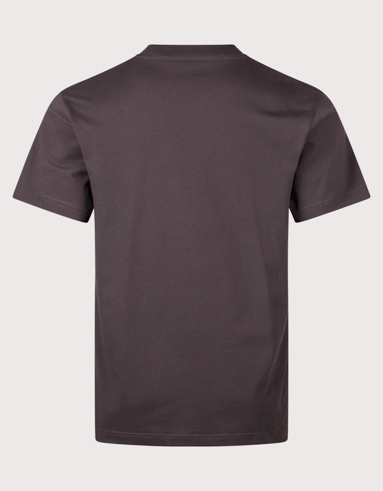 Regular Fit Dyrehaven Organic Logo Print T-Shirt