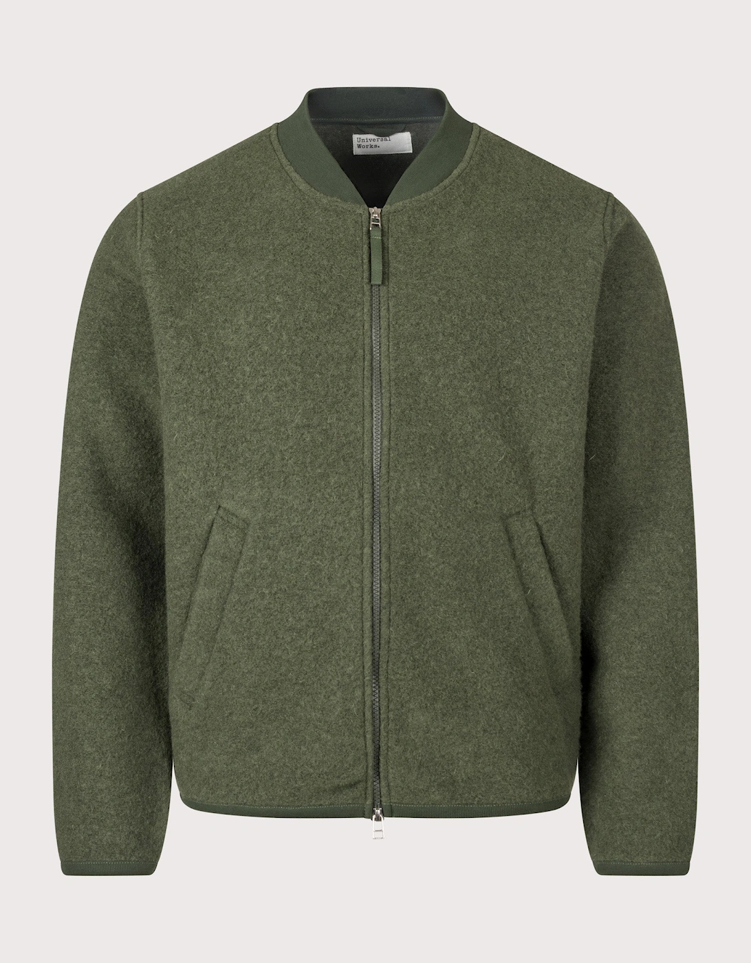 Zip Through Bomber Jacket