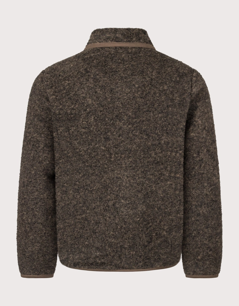 Bouclet Fleece Lancaster Jacket