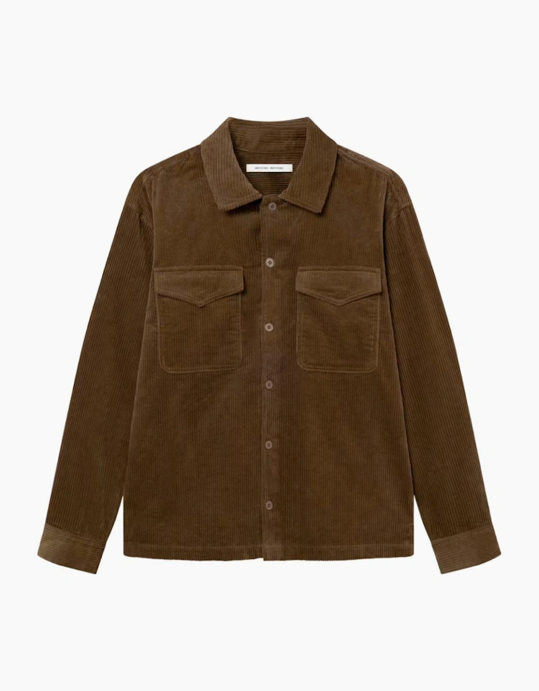 Wood Wood WWDavid Desert Palm Overshirt