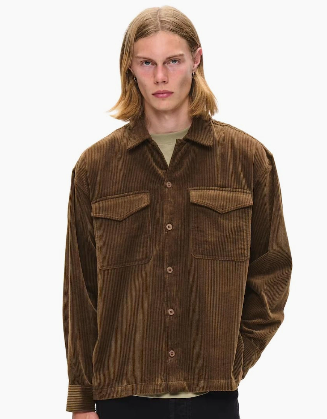 Wood Wood WWDavid Desert Palm Overshirt
