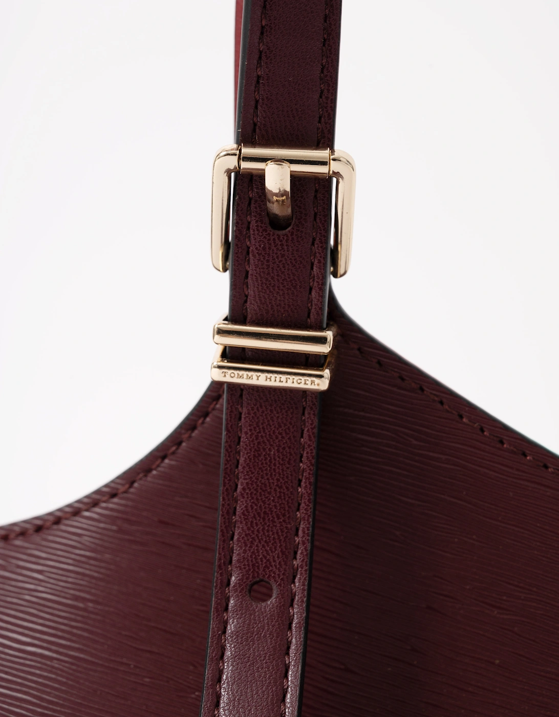 Tommy Hilfiger TH Modern Womens Mini Tote - Oxblood