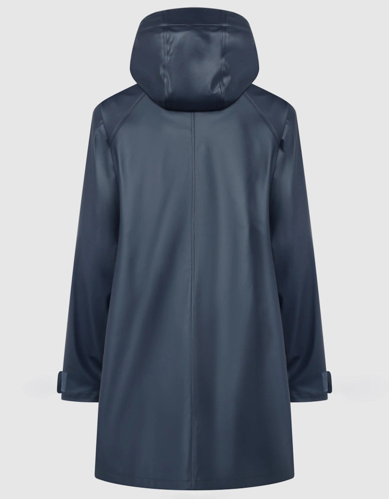 Didriksons Womens Elly Parka 6 - Dark Night Blue 999