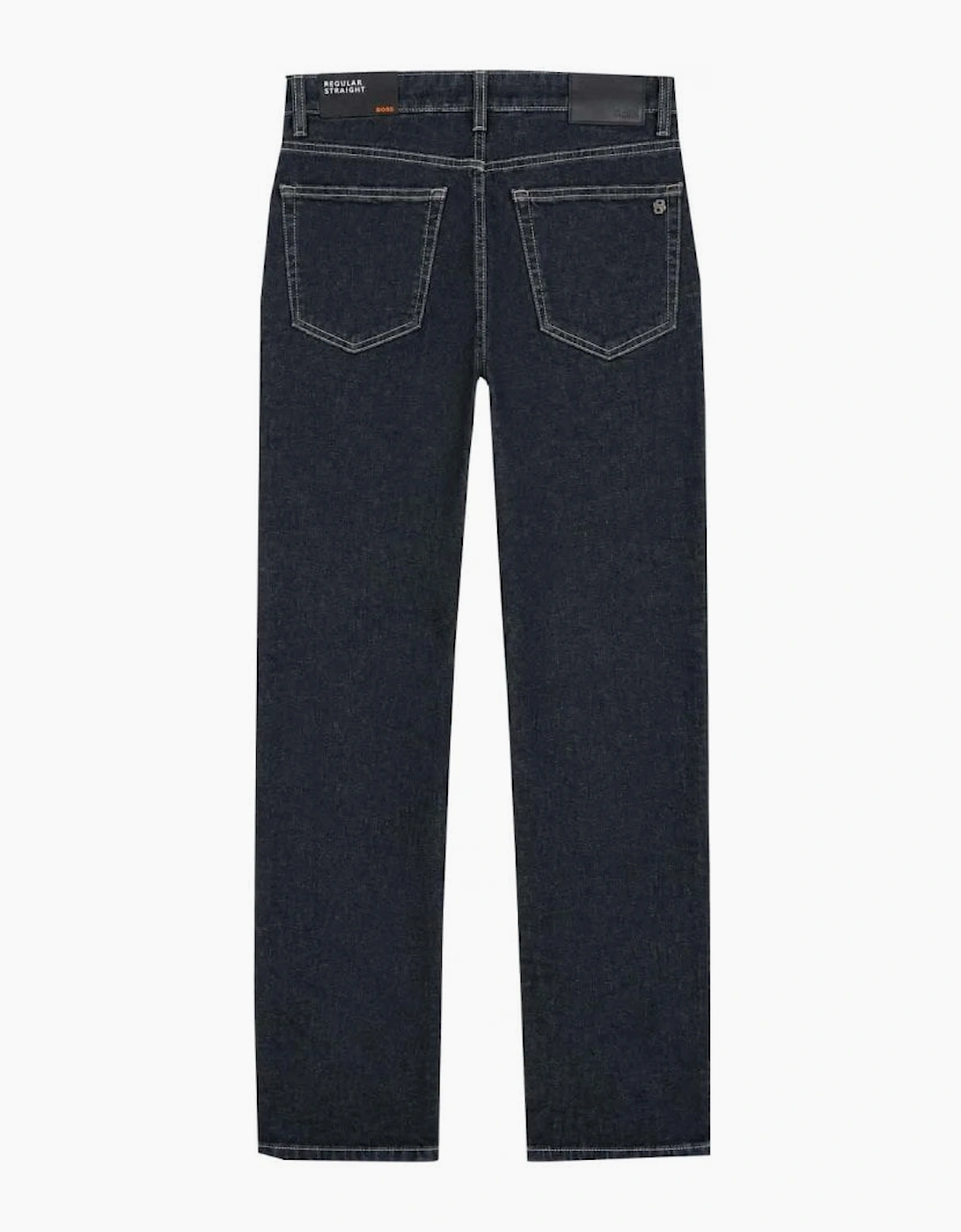 Hugo Boss Men's Dark Blue Ogden Regular fit Jeans