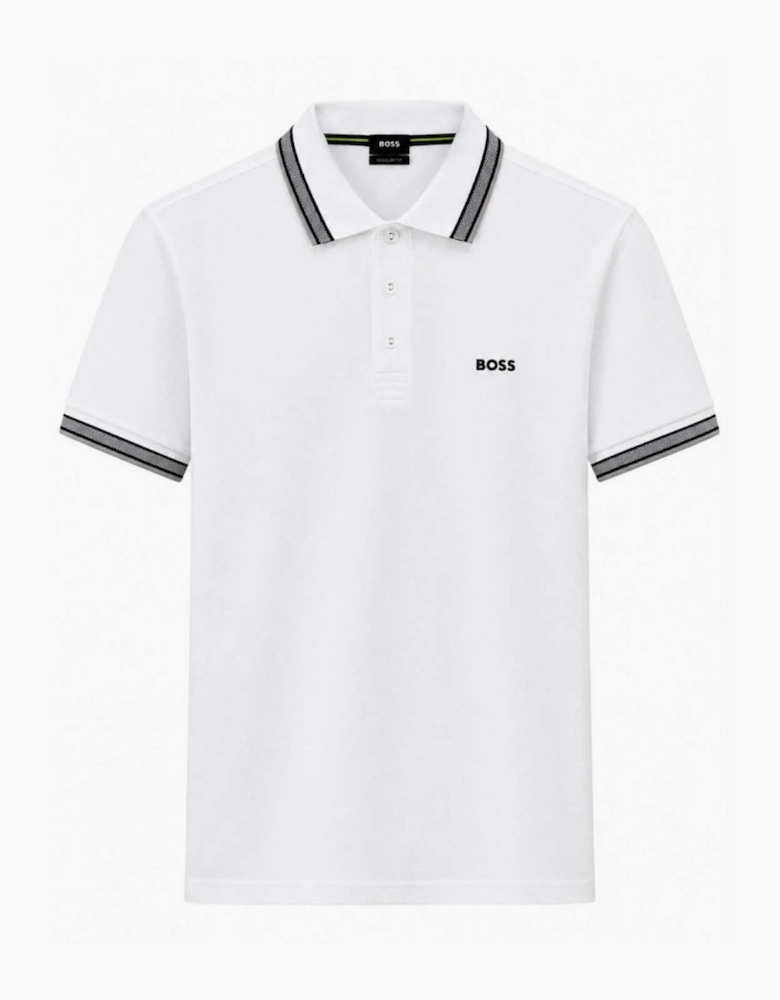 Hugo Boss White Paddy Polo Shirt