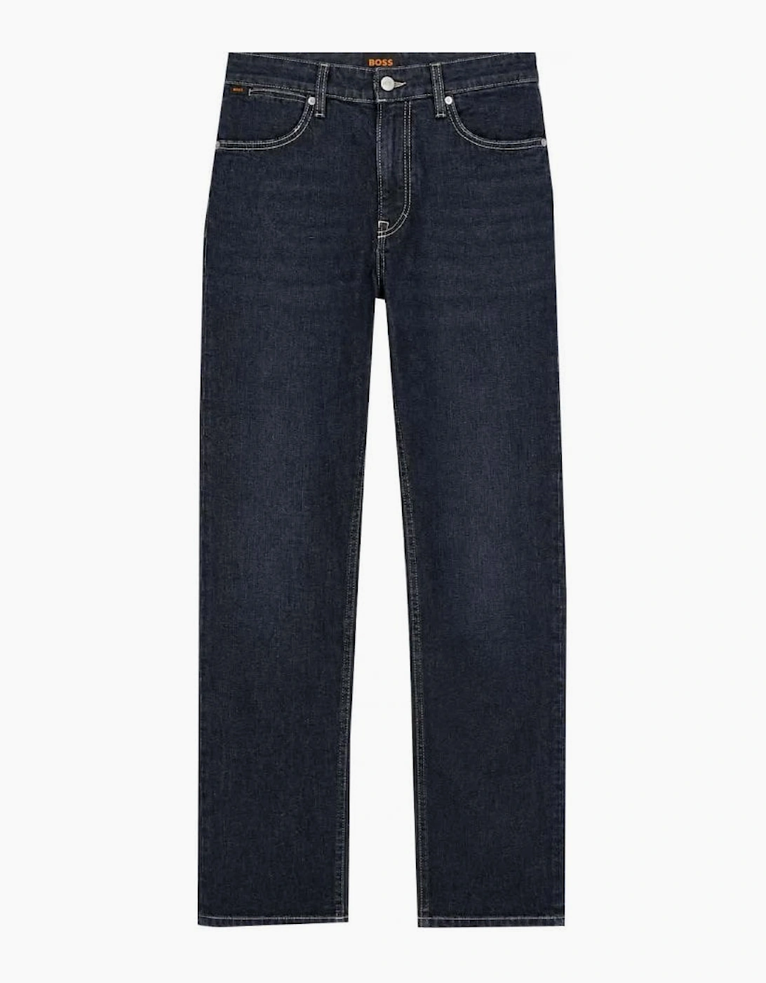 Hugo Boss Men's Dark Blue Ogden Regular fit Jeans