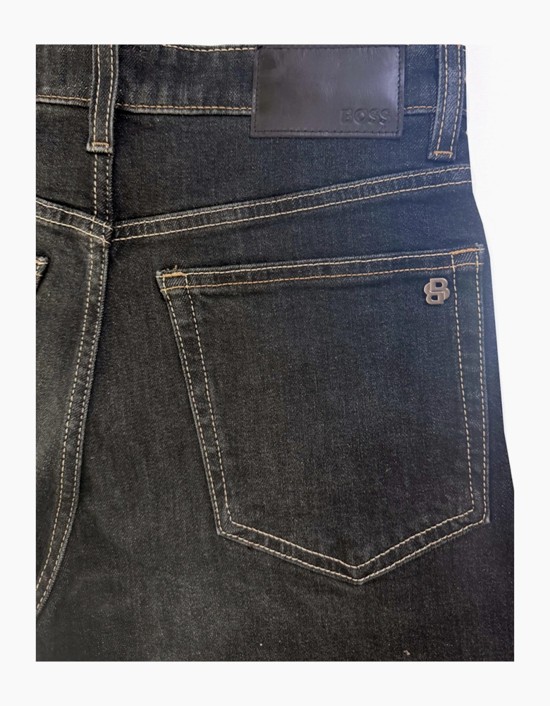Hugo Boss Men's Dark Blue Ogden Regular fit Jeans